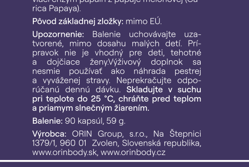 ORIN ENZYMY na trávení