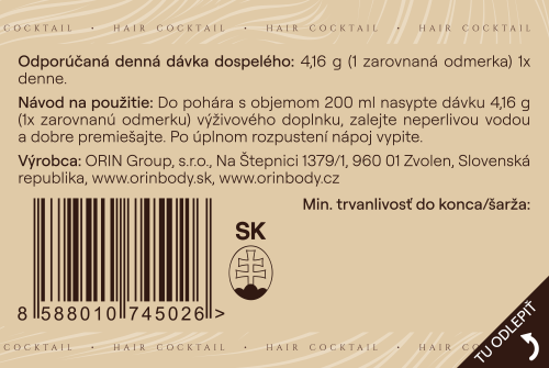 Trojbalení HAIR Cocktail – jahoda & máta