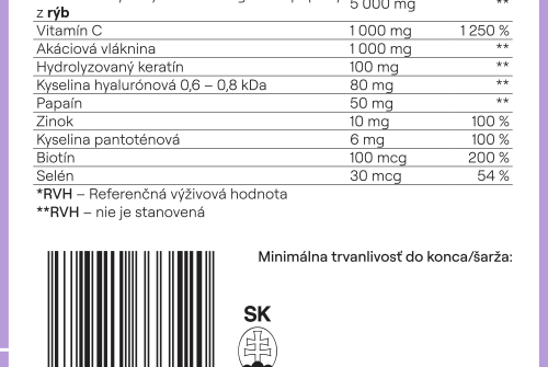 3x ORIN BEAUTY kolagen komplex pro vlasy, nehty a pleť