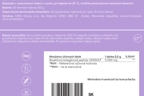 3x ORIN BEAUTY PURE neochucený kolagen