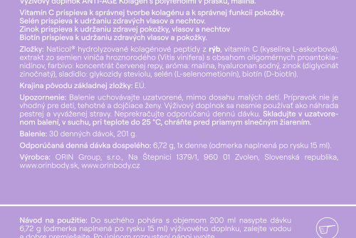 ORIN ANTI-AGE kolagen s polyfenoly