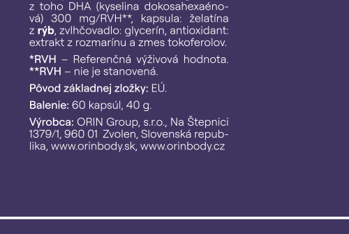 ORIN OMEGA 3 FORTE