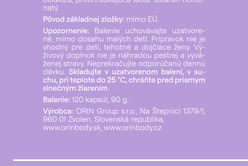 ORIN KONJAK na podporu hubnutí