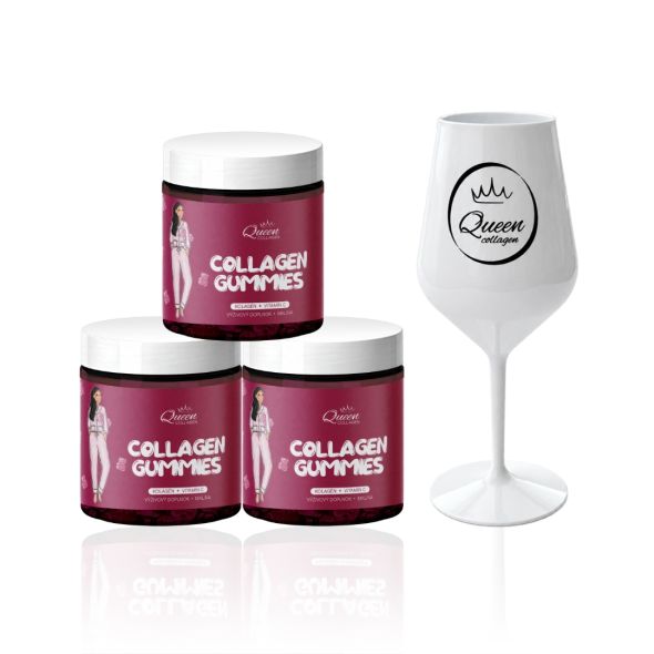 QUEEN Collagen Gummies – kolagenový narozeninový balíček