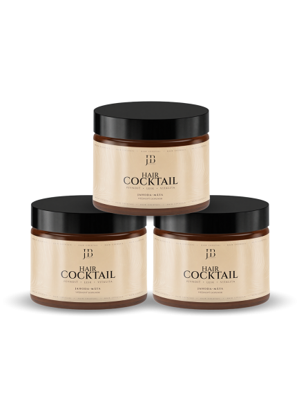Trojbalení HAIR Cocktail – jahoda & máta