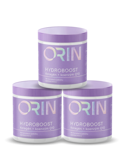 3x ORIN HYDROBOOST Kolagen s koenzymem Q10